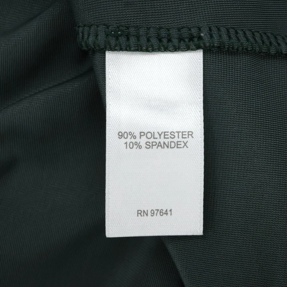 J Jill Top Womens Medium Green Crushed Velvet Blouse Stretch Pullover V neck - Picture 10 of 12